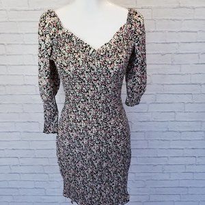 Junior's Plus Floral Dress